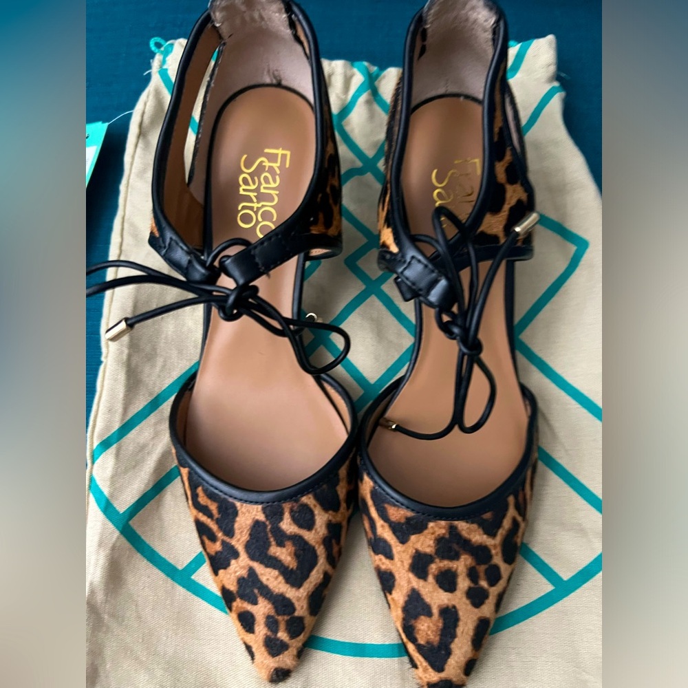 Franco Sarto Darlis Calf Hair Heels - Women’s Size 8 - *NWT*